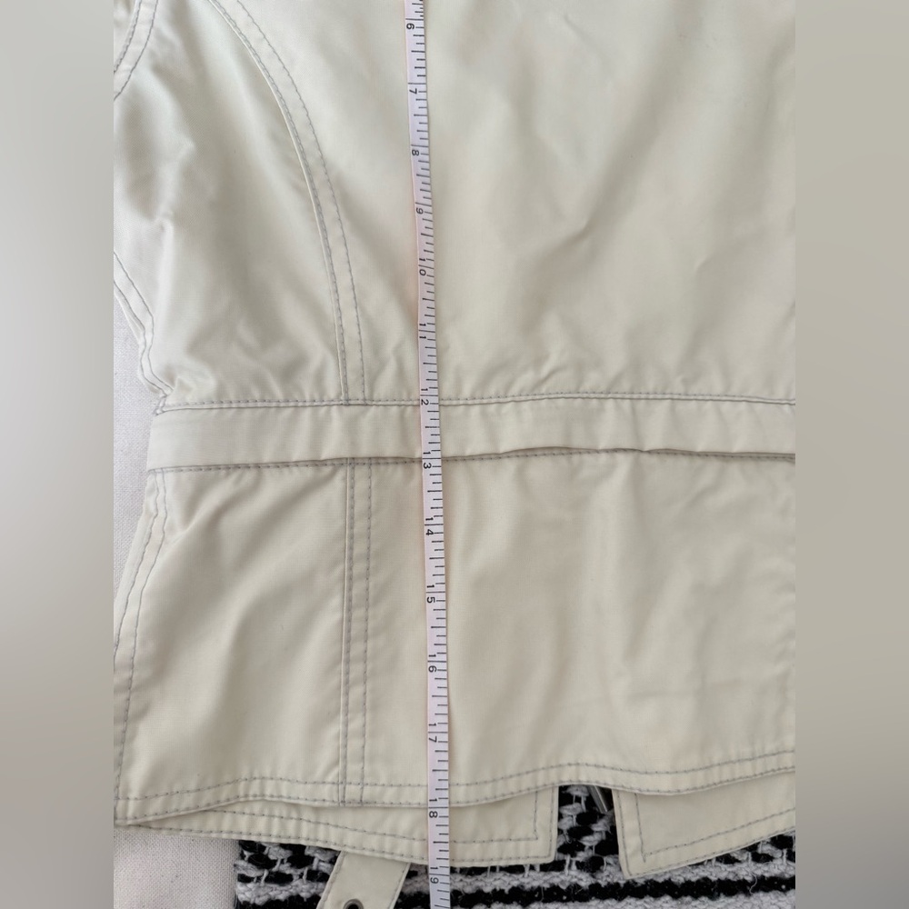Belstaff Nylon Utility Moto Jacket as seen in Rosalia XS Beige - Picture 10 of 13